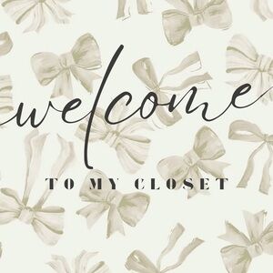 Welcome to my closet ✨
